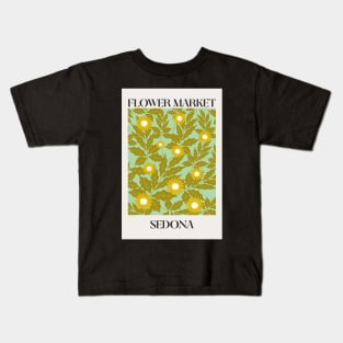 Botanical Flower Market Sedona Kids T-Shirt